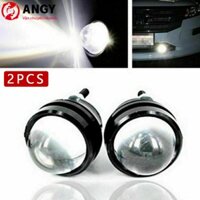 [Angy0325] Xe LED 2x Cho Bóng Đèn DRL Ống Kính Máy Chiếu 15W Sương Mù Chạy Ban Ngày Mắt Cá Trắng