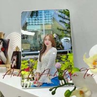 ẢNH 20x30CM TRÁNG GƯƠNG BO VIỀN TITAN - CÓ MÓC TREO VÀ CHÂN DỰNG ẢNH