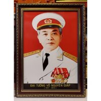 Ảnh chân dung Đại tướng Võ Nguyên Giáp - ID21 ( 38*51cm)