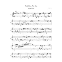 Anh Còn Nợ Em - Anh Bằng - Piano Sheet