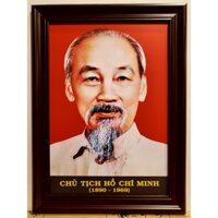 Ảnh màu chân dung Bác Hồ Kính Yêu
