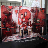 Ảnh pha lê gương, ảnh cưới, ảnh baby, gia đình 40x60, 50x75, 60x90 cm