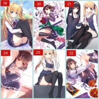 Ảnh poster treo tường Saenai Heroine no Sodatekata 3 ảnh A4 khác nhau Tranh ảnh Saenai Heroine no Sodatekata - 3 ảnh 10-11-12