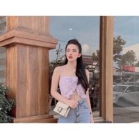 ẢNH SÀN SET ÁO 2DÂY HOA + CHÂN VÁY JEAN