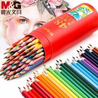 Ánh sáng buổi sáng - Bút chì màu, dầu gốc 12/24/36/48 màu, bộ bút vẽ màu cho học sinh