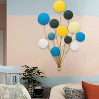 Ánh sáng gió Bắc Âu khinh khí cầu Huyền Quan phòng khách phòng ngủ ghế sofa TV nền tường trang trí tường mảnh sáng tạo h