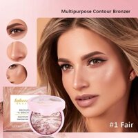 Ánh sáng Glow Baked Foundation Smooth Matte High Pigmnet Contouring Powder R9v5