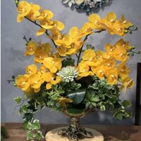 (Ảnh shop chụp) Bình Hoa Giả Lan Hồ Điệp Decor Trang Trí Nhà Cửa, Decor Phòng Khách, Làm Quà Tặng Tân Gia Của Mê Thảo Fl