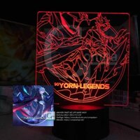 [ẢNH SHOP TỰ CHỤP] Đèn Ngủ Liên Quân Mobile Nakroth Thứ Nguyên Vệ Thần Type 02 16 MÀU TUỲ CHỈNH GLQM0302