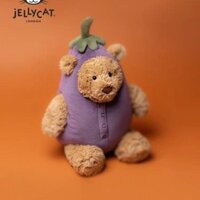 Anh thạch Barcelona Gấu Cà Tím Sang Trọng Đồ Chơi Búp Bê Gấu Bông Búp Bê Quà Tặng 10x15cm