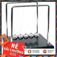 [ẢNH THẬT 100%] Con lắc newton đế gỗ khung thép chống rỉ - Đồ trang trí nhà cửa độc đáo
