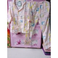 [Ảnh thật 100%]Đồ bộ mặc nhà chất lụa Mango tay cánh dơi