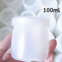 (Ảnh thật) 300 Hủ Nhựa 100ml Rỗng Đựng Sữa Chua