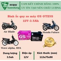 [ẢNH THẬT] Ắc quy GS GTZ5S 12V-3,5ah dùng cho xe máy Honda, Yamaha, Suzuki....