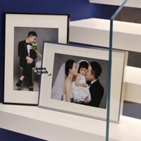 [Ảnh Thật] Ảnh Cưới, Ảnh Gia Đình Lồng Khung Nhôm Luxury Qaha Kích Thước 30x40, 40x60, 50x70, 60x90