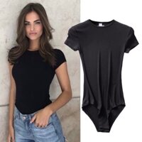[Ảnh thật] Áo bodysuit ngắn tay Quảng Châu