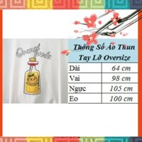 [Ảnh Thật] Áo Thun 4D Tay Lỡ Họa Tiết ORANGE SODA OVERSIZE SIÊU HOT 2019 ahihih.store