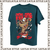 [ẢNH THẬT] ÁO THUN MÌ RAMEN NHẬT BẢN LAYLASTYLE PHONG CÁCH ANIME PHÁ CÁCH CAO CẤP ÁO PHÔNG NAM NỮ UNISEX