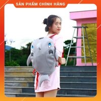 [ẢNH THẬT] Balo cá mập SWAT BABY SHARK siêu cute vải lưới 3 lớp dày dặn màu xám FREESHIP