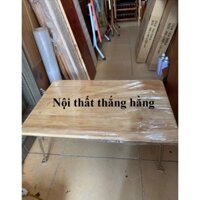 (Ảnh thật) Bàn gấp gỗ cao su