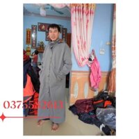 (ẢNH THẬT- Bão sale 229k) Áo mưa măng tô nam nữ 2 lớp cao cấp chống thấm