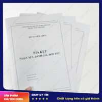 [Ảnh thật] Bìa kẹp Hồ sơ Viên chức Ban hành theo thông tư số 7/2019/TT-BNV: Bìa kẹp Thành phần tài liệu trong hồ sơ