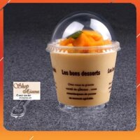 [Ảnh thật] Bộ 50 ly nhựa nắp cầu Tiramisu chữ lesbon đẹp mắt, an toàn tiện dụng