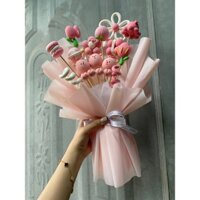 [ảnh thật] Bó hoa đất sét làm quà tặng tốt nghiệp, sinh nhật, hoa 20/10 - mẫu LOOPY [HOT]