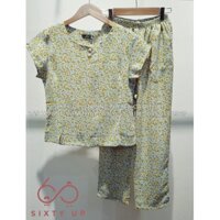 [ẢNH THẬT] Bộ lụa côn dài gấu áo xẻ tà trung niên S017 - Màu ngẫu nhiên, cần chọn màu vui lòng nhắn tin shop