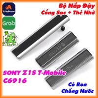 [Ảnh Thật] Bộ Nắp Đậy Cổng Sạc SONY Z1S T-Mobile C6916 Zin Chống Nước
