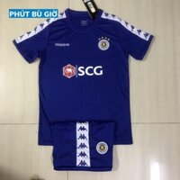 [ẢNH THẬT] Bộ quần áo bóng đá trẻ em, Áo đá banh trẻ em CLB Hà Nội màu xanh dương cao cấp mẫu mới nhất 2019-2020 ©️