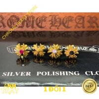 [Ảnh Thật] Bông tai Chrome Heart Stud bac 925 22K fullbox cao cấpo - Chrome Heart Store