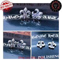 [Ảnh Thật] Bông tai Chrome Heart Anchor bạc 925 cao cấp fullbox - Shop Lộc Độc Và Lạ 92