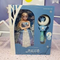 [ẢNH THẬT] BÚP BÊ ELSA SIÊU ĐẸP KÈM GẬY PHÁT SÁNG