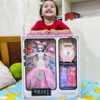 [Ảnh Thật] - Búp bê phụ kiện loại to, búp bê elsa phụ kiện túi quần áo các loại