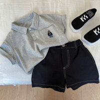 [Ảnh thật] C242 SET POLO GẤU THÊU NGỰC W