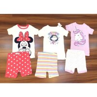 [Ảnh Thật Cận Chất][Xả Kho] Bộ Baby Gap cọc tay họa tiết Disney bé gái