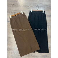 (Ảnh thật) Chân váy len hàng Quảng Châu chất dày dặn freesize