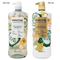 [Ảnh thật] [Chính hãng] Pantene Essential Botanicals Sulfate Free Volumizing-Set Gội-Xả Pantene mùi trà trắng-dưa leo