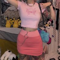 [Ảnh thật + Clip] Áo croptop hình bướm xinh, ôm trọn body sành điệu