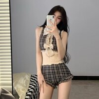 [Ảnh thật] [Có sẵn] L127 - ĐỒ BƠI LIỀN BÁNH BÈO ĐÁNG YÊU, HÀNG QUẢNG CHÂU CAO CẤP