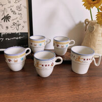 [Ảnh Thật] Cốc Ly Cute Men Tiêu Hiệu Eriko - Gốm Nhật 2hand