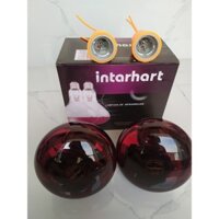 [ẢNH THẬT] Combo 2 bóng hồng ngoại Interheat 100W tặng kèm 2 đui sứ có dây cao cấp (Loại 1)