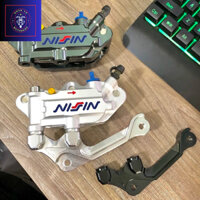 [Ảnh thật] COMBO Heo NISSIN 4pis lỗ trụ 6-8 Kèm Pát lắp Wave100/ ZX/ FU NEO đĩa 260-267mm