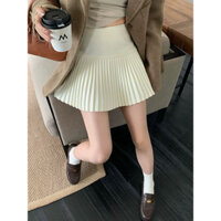 [ẢNH THẬT CUỐI] THANH LÝ CHÂN VÁY NỈ XOÈ MÀU TRẮNG SIZE S NEW