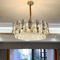 Ảnh thật - Đèn chùm phale cao cấp K9 luxury trang trí nội thất phong cách Bắc Âu; Đèn thả phale cao cấp; đèn chùm decor