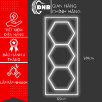 [Ảnh thật] Đèn led trang trí siêu sáng hình đèn tổ ong lục giác Taiwan đèn treo ốp trần ĐNB