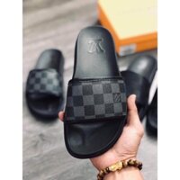 (ảnh thật ) dép lv nam quai da mềm có hinh vuông