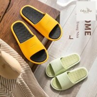 [Ảnh thật] Dép Quai Ngang Home Cao Su, Đi Trong Nhà Chống Trượt Cao Cấp