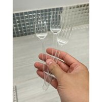 [Ảnh thật] Dĩa nhựa trong suốt Phụ kiện ngành bánh